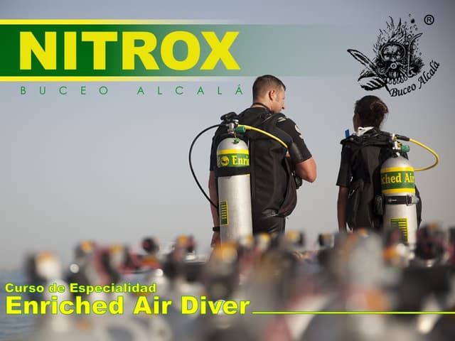 NITROX. Especialidad de Aire Enriquecido. PADI. 180€